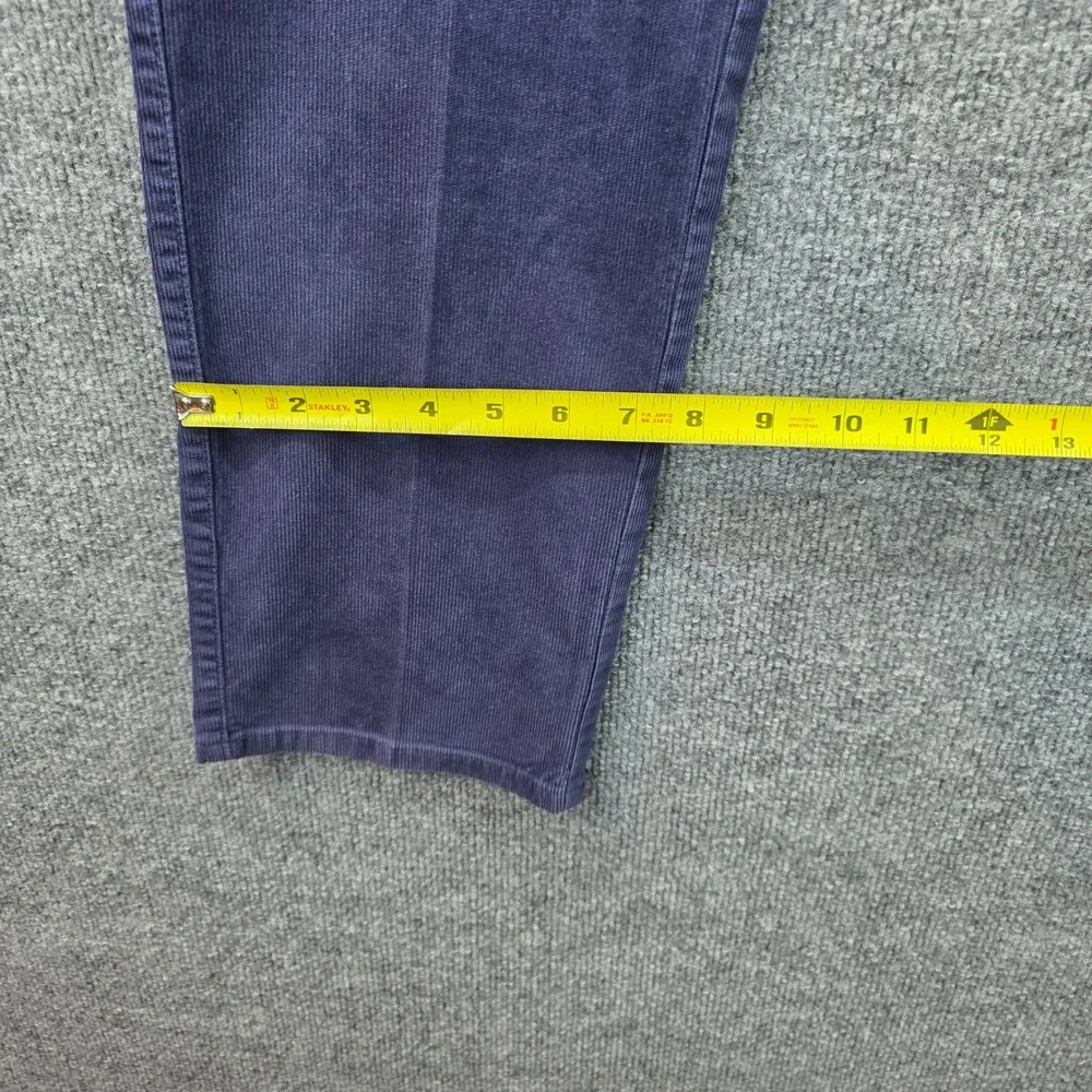 Peter Millar Mens Navy Blue Corduroy 5-Pocket‎ Straight Leg Pants MF19B29 34